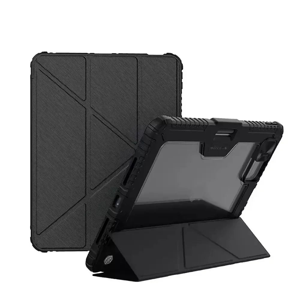 کیف کلاسوری نیلکین مدل Bumper Leather Pro مناسب برای تبلت Apple iPad Pro 2025-13 Inch، Apple iPad Pro 2024-13 Inch
