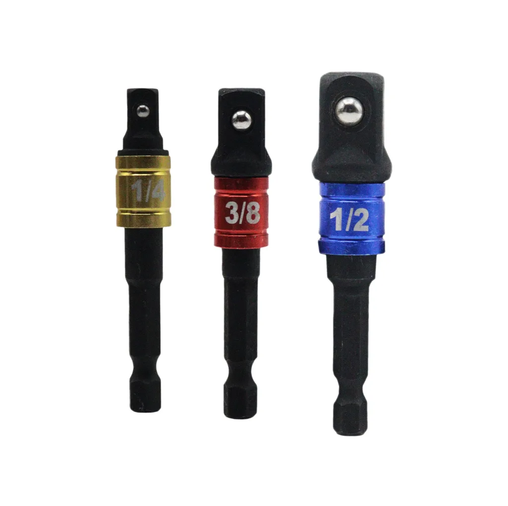 رابط بکس سر دریلی مدل YP-MAGNETI-1/4-3/8-1/2INCH مجموعه 3 عددی