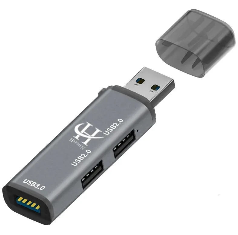 هاب 3 پورت USB 3.0 هارمن مدل HI SPEED-HUB100
