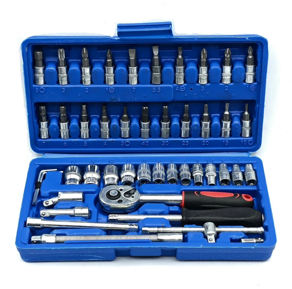 جعبه بکس باس مدل BLUE BOXE-46-LIFE-STYLE مجموعه 46 عددی