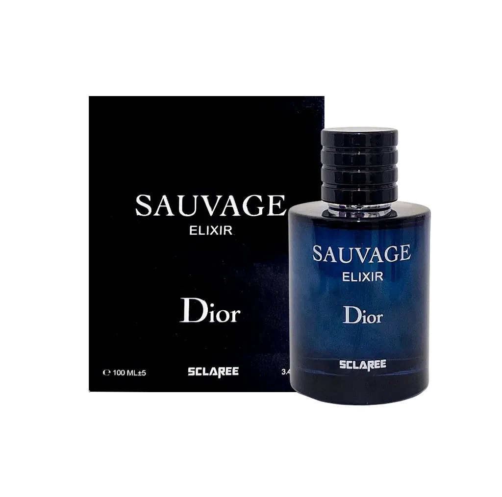 ادو پرفیوم مردانه اسکلاره مدل  Sauvage Dior Elixir با رایحه گرم  حجم 100 میلی لیتر