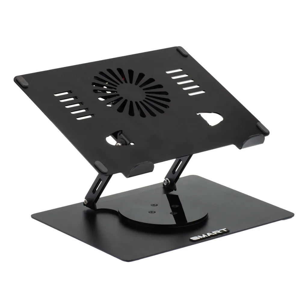 پایه خنک‌کننده لپ‌تاپ اسمارت مدل PROANGLE 360 دارای 1 فن مناسب برای لپ‌تاپ‌های تا 17 اینچ