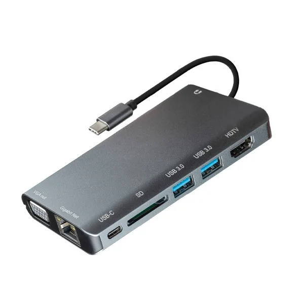 هاب 8 پورت USB-C کی نت مدل s9