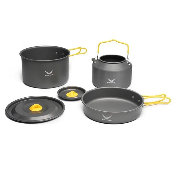 مجموعه ظروف 3 نفره کمپینگ اسنو هاوک مدل SN-T111