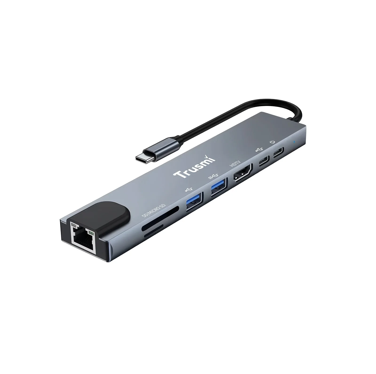 هاب 8 پورت USB-C تراسمی مدل DS01-02