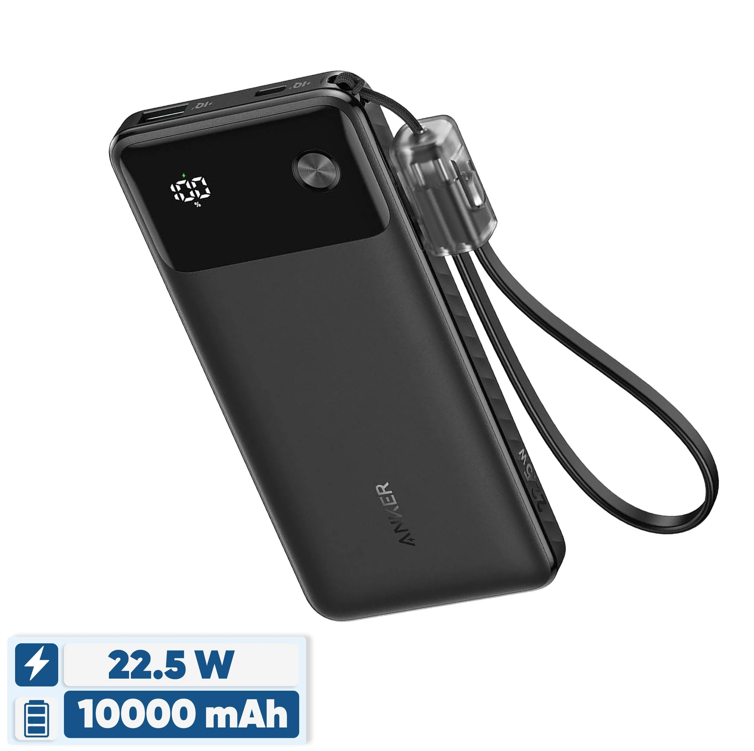 پاوربانک 22.5 وات انکر مدل A1388 ظرفیت 10000 میلی آمپر ساعت