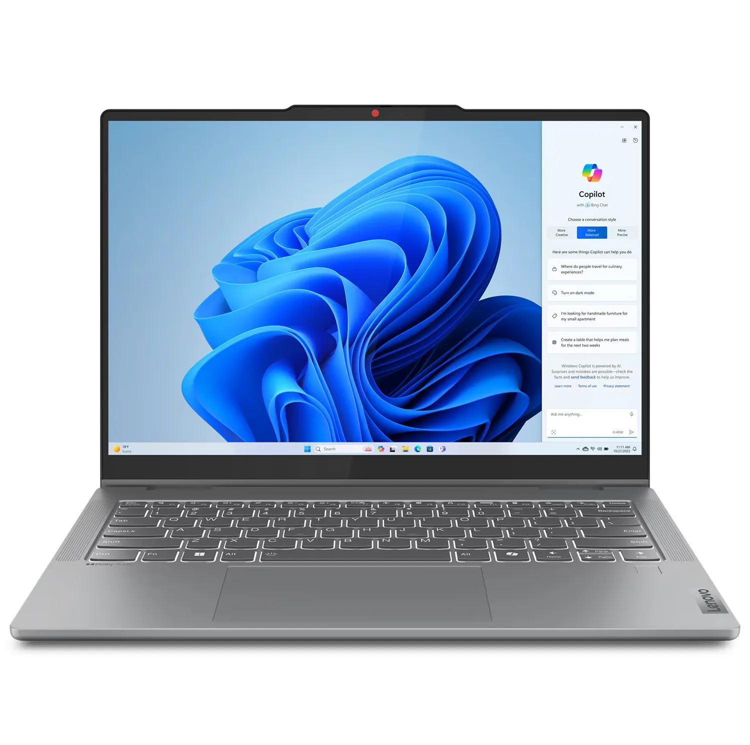 لپ تاپ 14 اینچی لنوو مدل IdeaPad 5 2-in-1 14IRH9-i7 13620H-16GB LPDDR5X 5200MHz-2TB SSD-OLED 60Hz Touch-Backlit-Fingerprint به همراه قلم - کاستوم شده