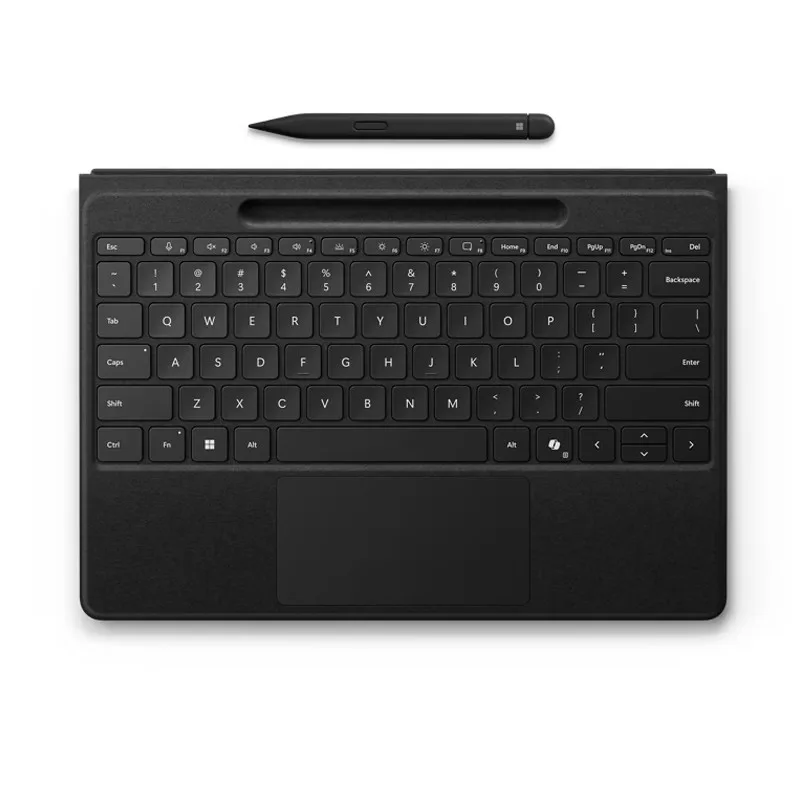 کیبورد بی سیم تبلت مایکروسافت مدل  Surface Pro Flex Keyboard with Slim Pen 2 مناسب برای تبلت مایکروسافت سرفیس Pro 8/Pro 9/Pro 10/Pro 11 به همراه قلم اسلیم 2