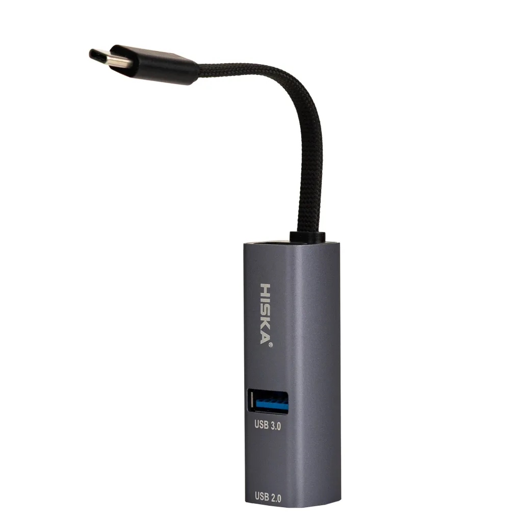 هاب پنج پورت USB-C هیسکا مدل HR-52