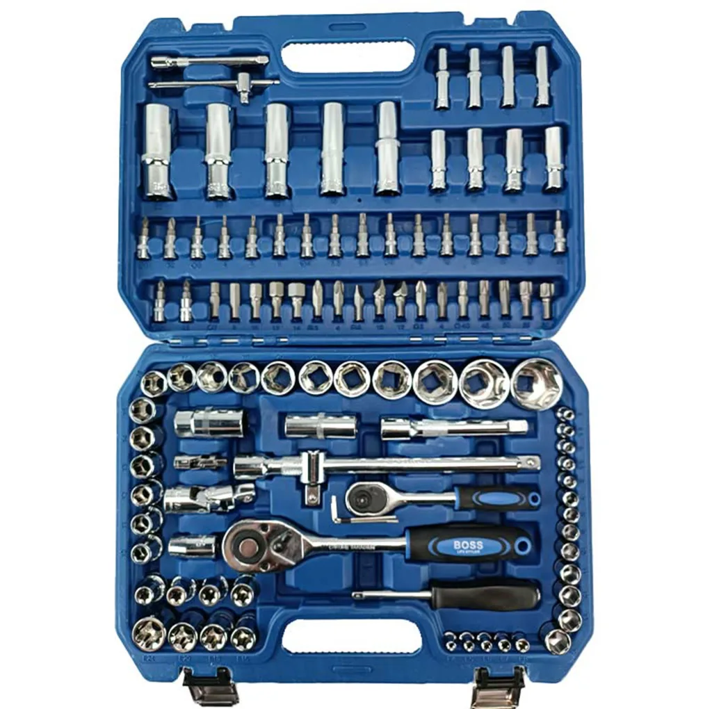 آچار بکس صنعتی باس مدل BS-108PCS مجموعه 108 عددی