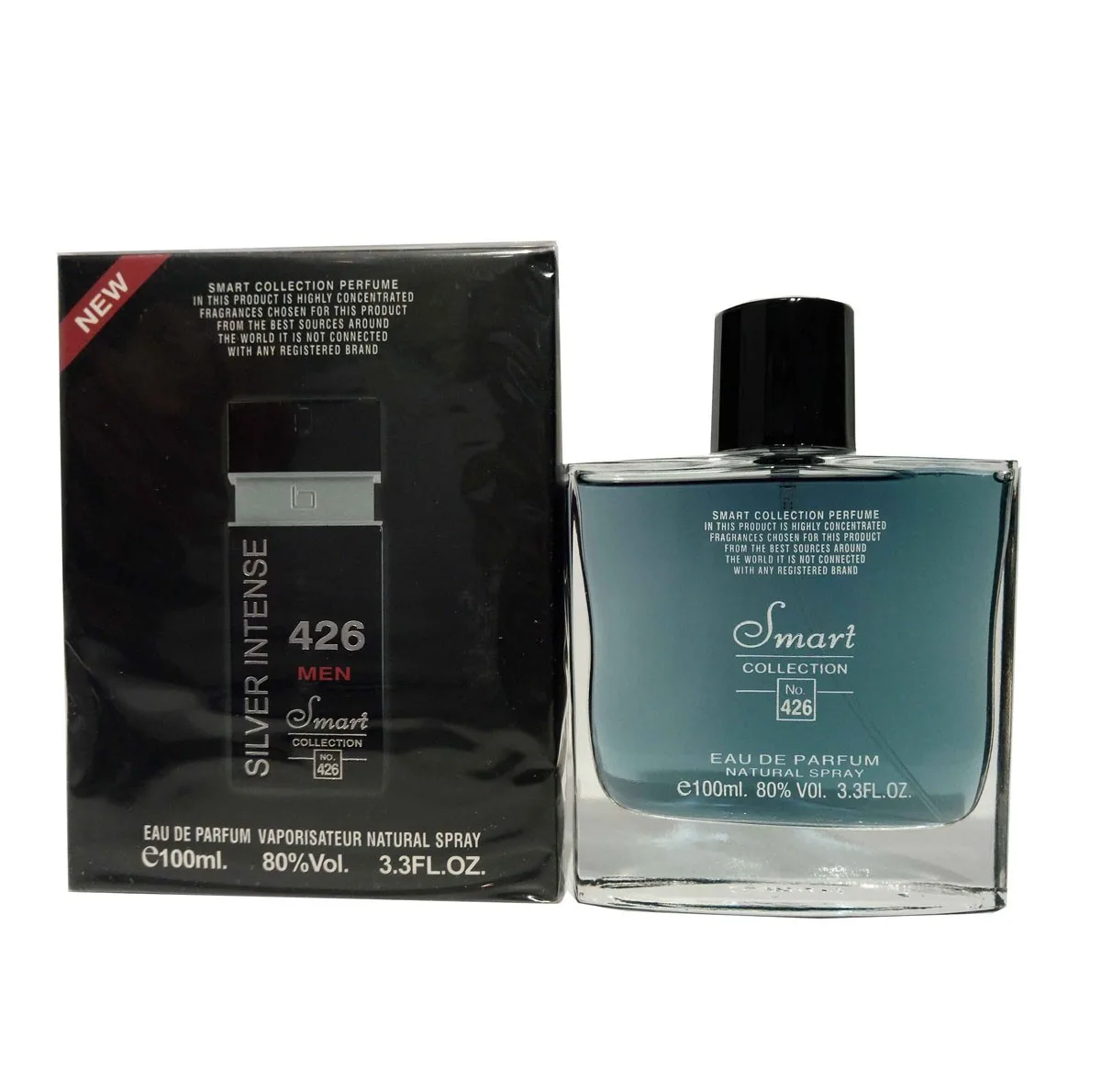 ادو پرفیوم مردانه اسمارت کالکشن مدل Silver Intense 426 حجم 100 میلی لیتر