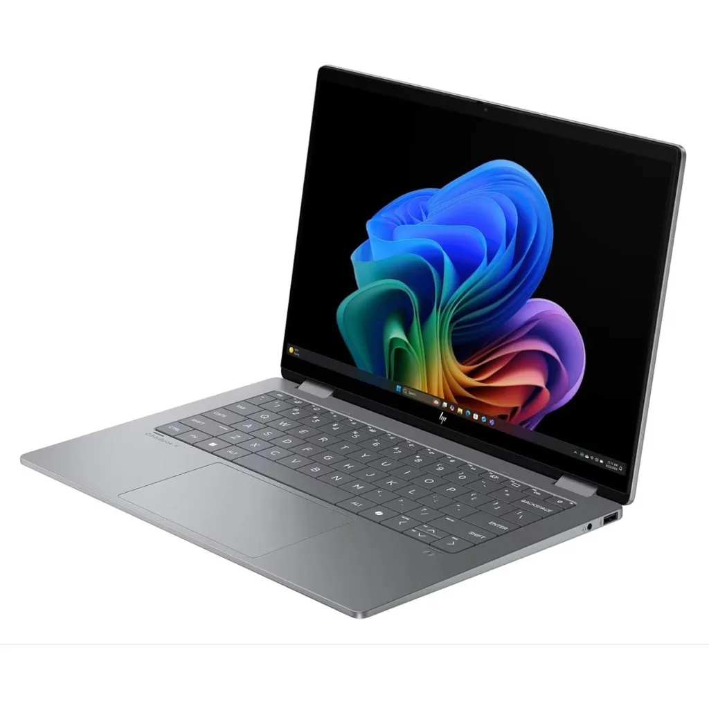 لپ تاپ 14 اینچی اچ‌ پی مدل OmniBook X Flip 14-fm0013dx-Core Ultra 5 226V-16GB LPDDR5X 8533MHz-512GB SSD-Touch-Backlit-W