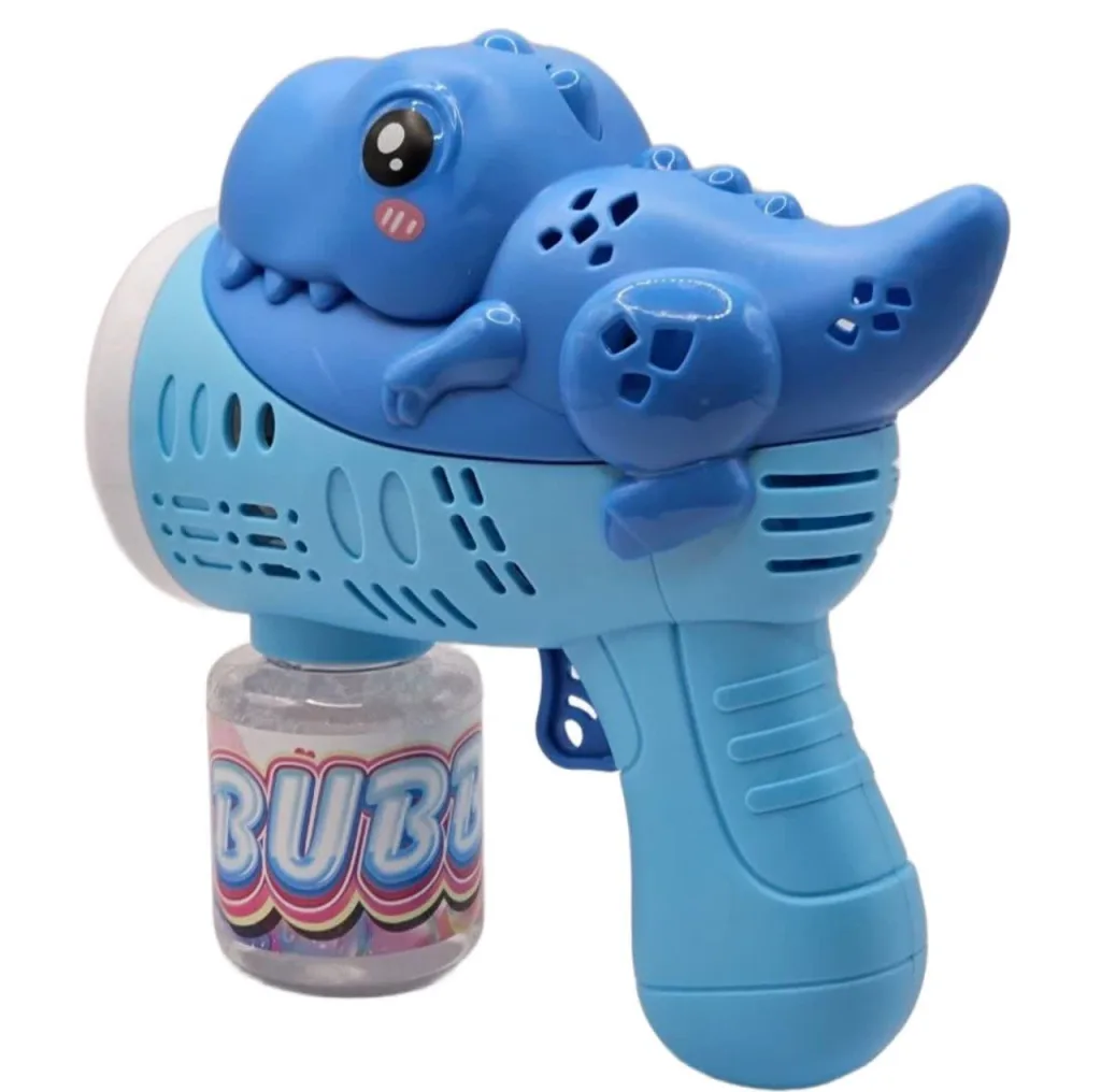 حباب ساز ناب سل مدل  تفنگی چراغدار دایناسور بامزه کد BUBBLE GUN INTERESTING NAAB001