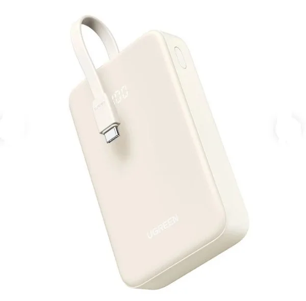 پاوربانک 20 وات یوگرین مدل 35340- PB505  ظرفیت 10000 میلی‌آمپرساعت به همراه کابل usb-c