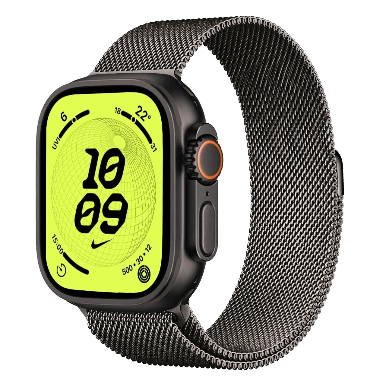 ساعت هوشمند 49 میلی متری مدل QX75 MAX با بند فلزی