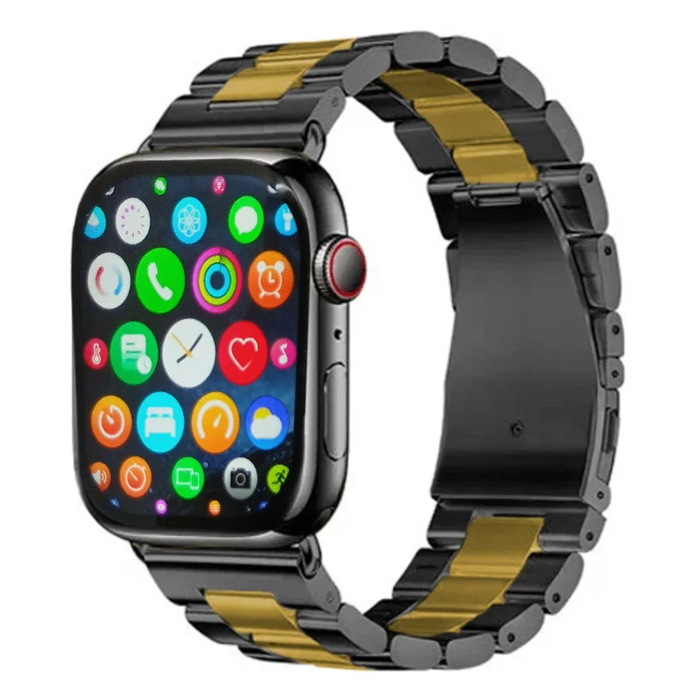 ساعت هوشمند مدل WS90 MAX با قابلیت کنترل سطح اکسیژن خون بند فلزی