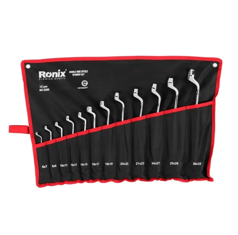 آچار دو سر رینگی رونیکس مدل RH-2305 مجموعه 12 عددی