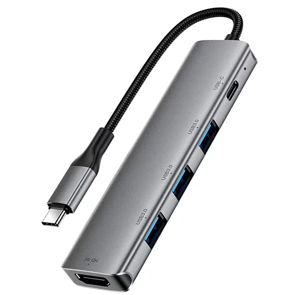 هاب 5 پورت USB-C  ایس فست مدل J16