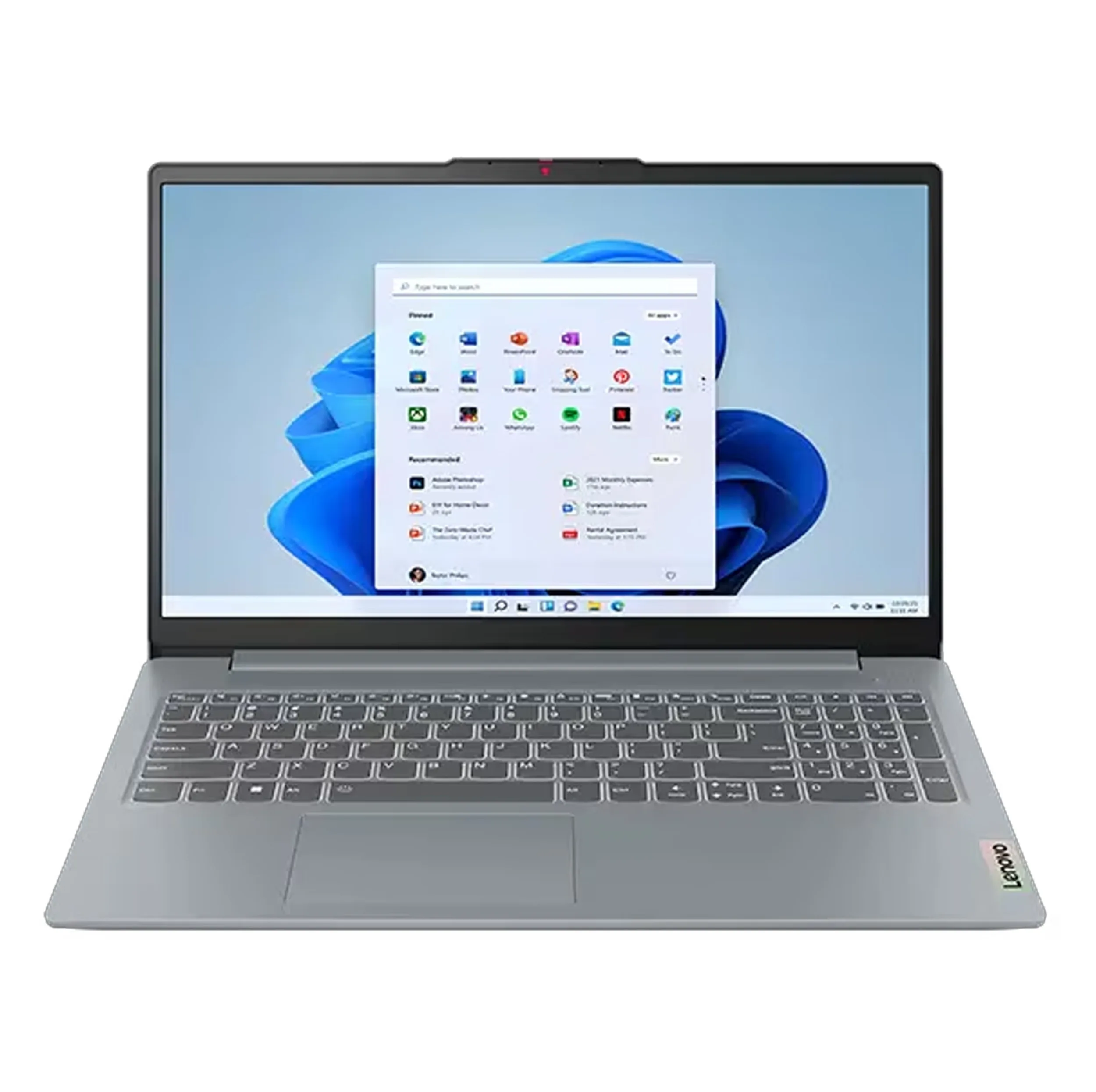 لپ‌تاپ 15.6 اینچی لنوو مدل IdeaPad Slim 3 15AMN8-Ryzen 5 7520U-8GB LPDDR5 5500MHz-512GB SSD-IPS-Touch-Backlit-Fingerprint