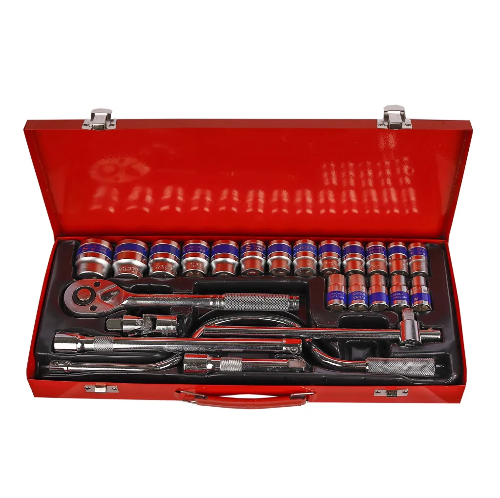 جعبه آچار بکس مدل 24PCS مجموعه 24 عددی