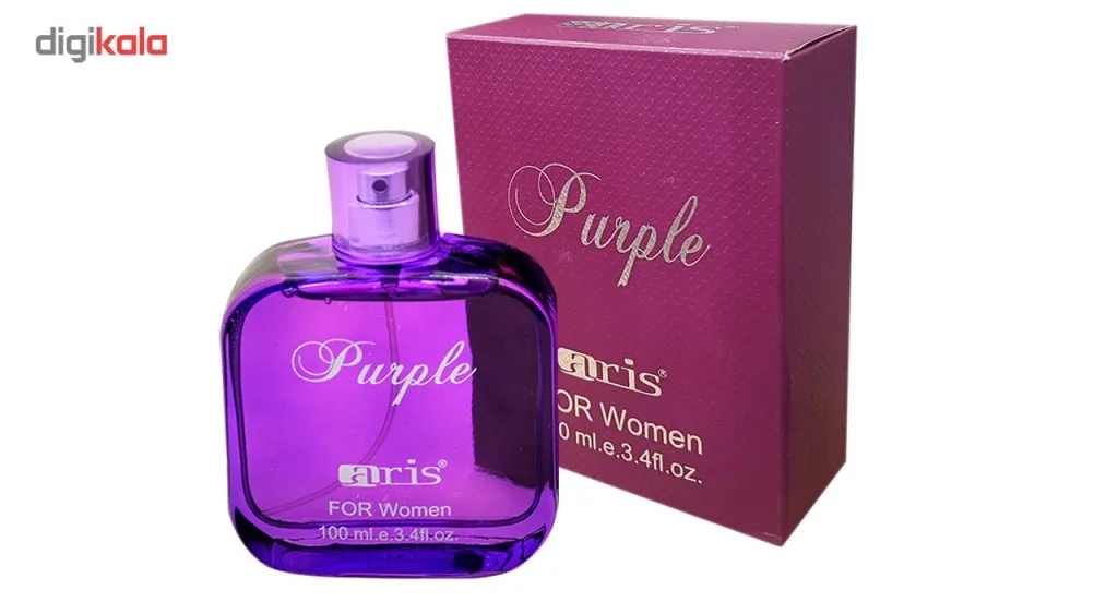 ادوپرفیوم زنانه اریس مدل Purple حجم 100 میلی لیتر Aris Purple For Women Eau De Parfum 100Ml