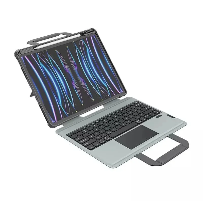 کیف کلاسوری کیبورد دار نیلکین مدل Bumper Go Keyboard مناسب برای تبلت اپل iPad Pro 13 2024