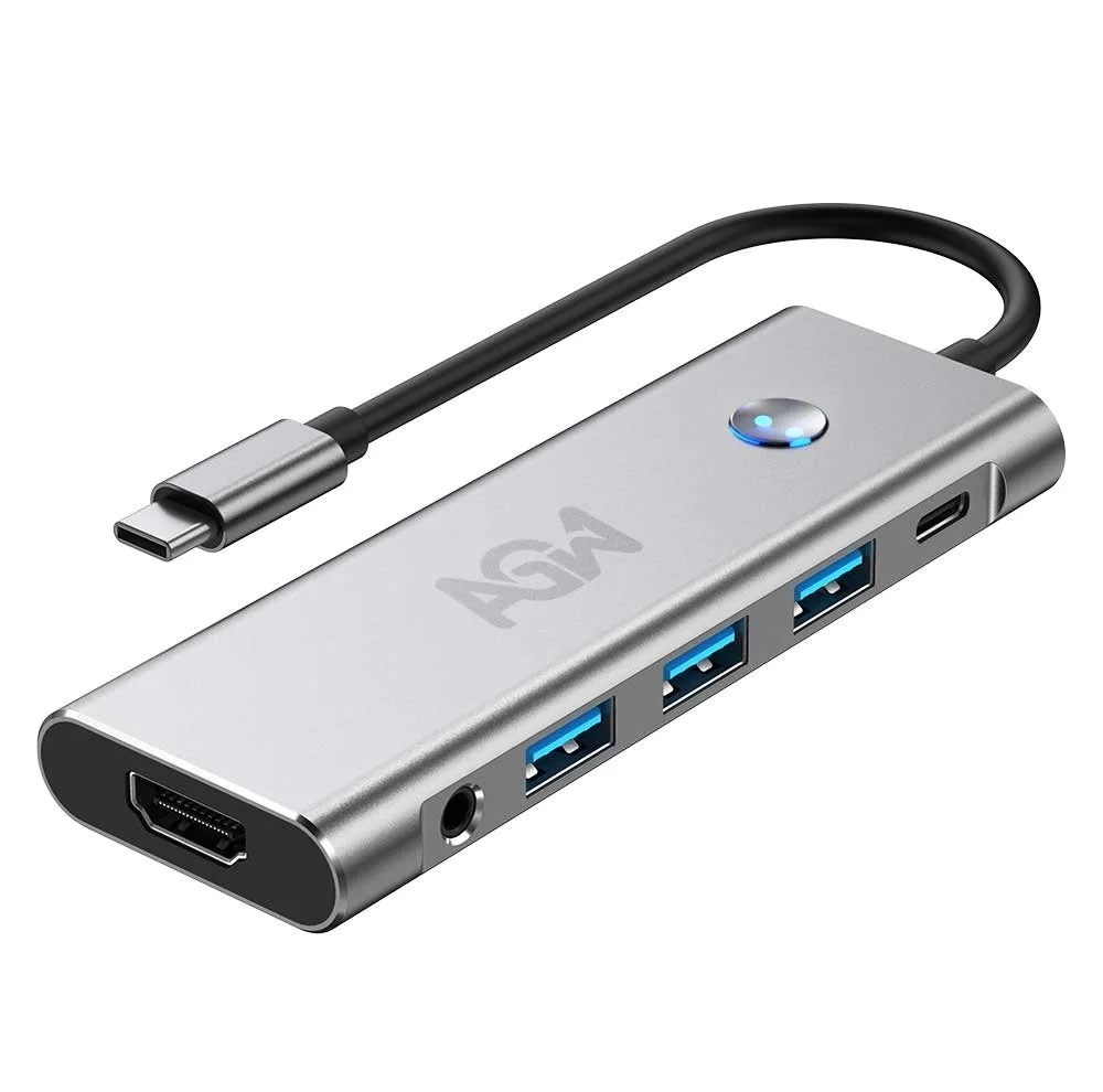 هاب 9 پورت USB-C ای جی دبلیو مدل BYL-2410