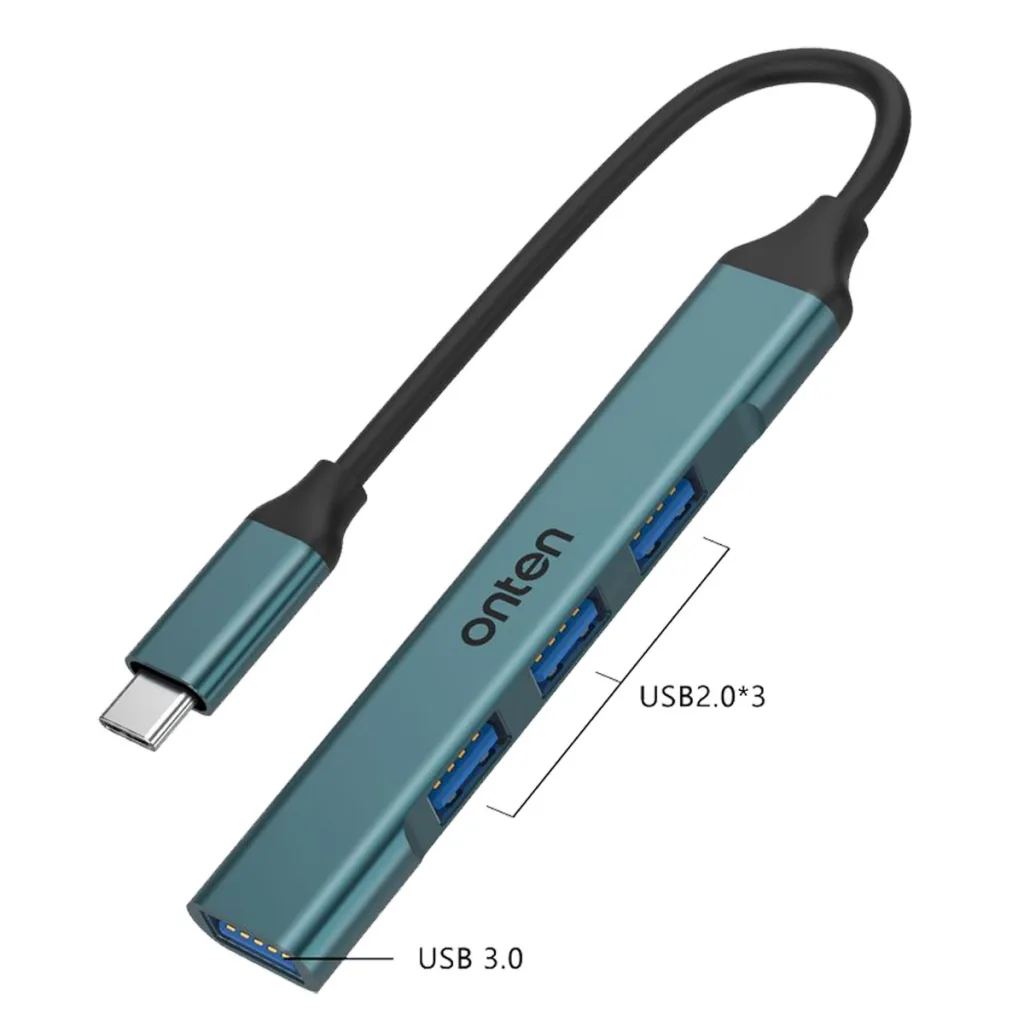 هاب 4 پورت USB-C اونتن مدل OTN-9701