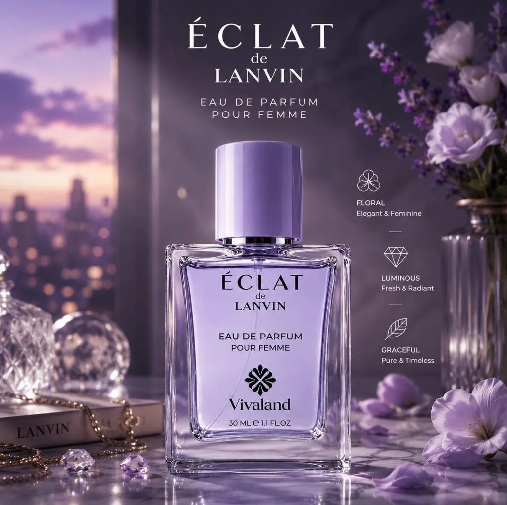 ادوپرفیوم زنانه ویوالند مدل ECLAT01 با رایحه خنک حجم 30 میلی‌لیتر