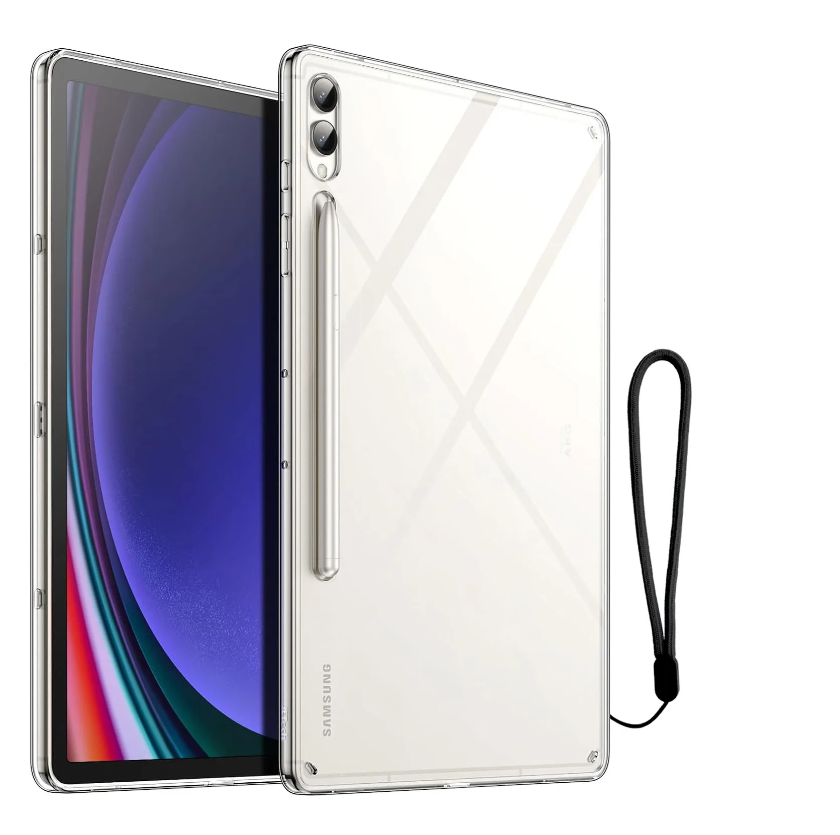 کاور مدل QSM مناسب برای تبلت سامسونگ Galaxy S10 Ultra به همراه بند نگهدارنده