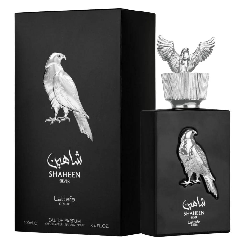 ادو پرفیوم مردانه لطافه مدل شاهین با رایحه خنک و تند حجم 100 میلی لیتر