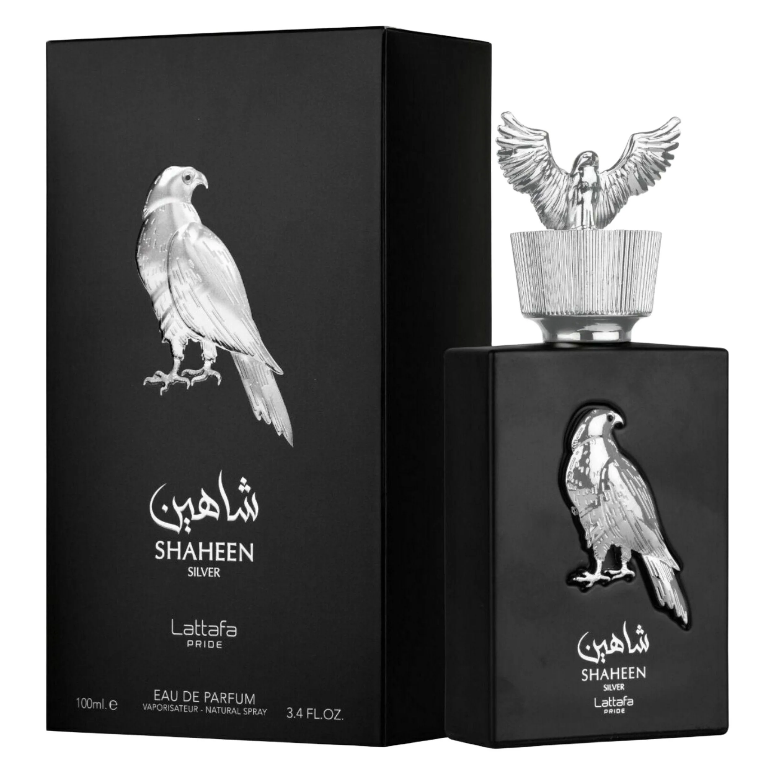 ادو پرفیوم مردانه لطافه مدل شاهین با رایحه خنک و تند حجم 100 میلی لیتر