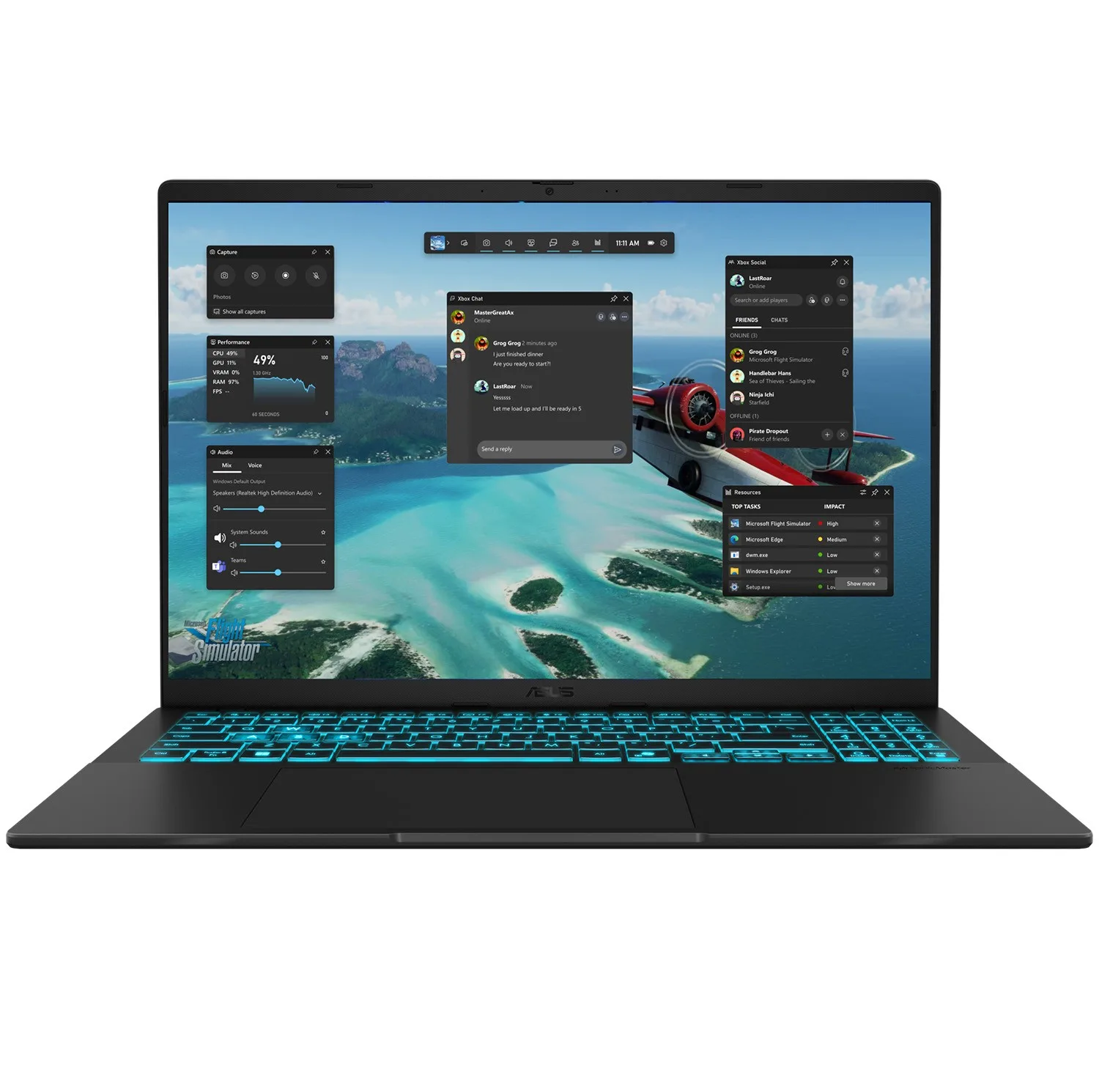 لپ تاپ 16 اینچی ایسوس مدل V16 V3607VU-RP118-Core 7 240H-16GB DDR5 5600MHz-2TB SSD-RTX4050 6GB-FHD 144Hz - کاستوم شده