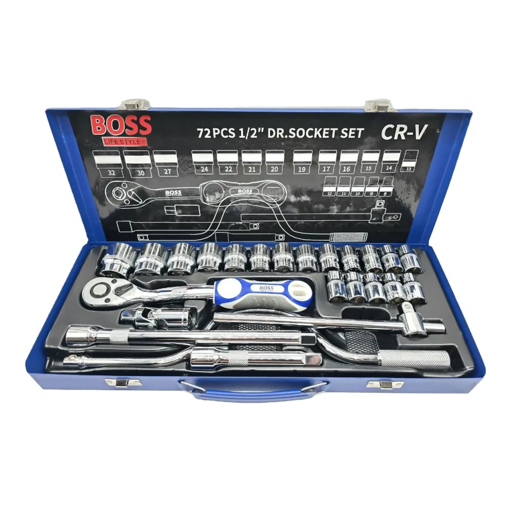 آچار بکس باس مدل BS-24pcsP مجموعه 24 عددی