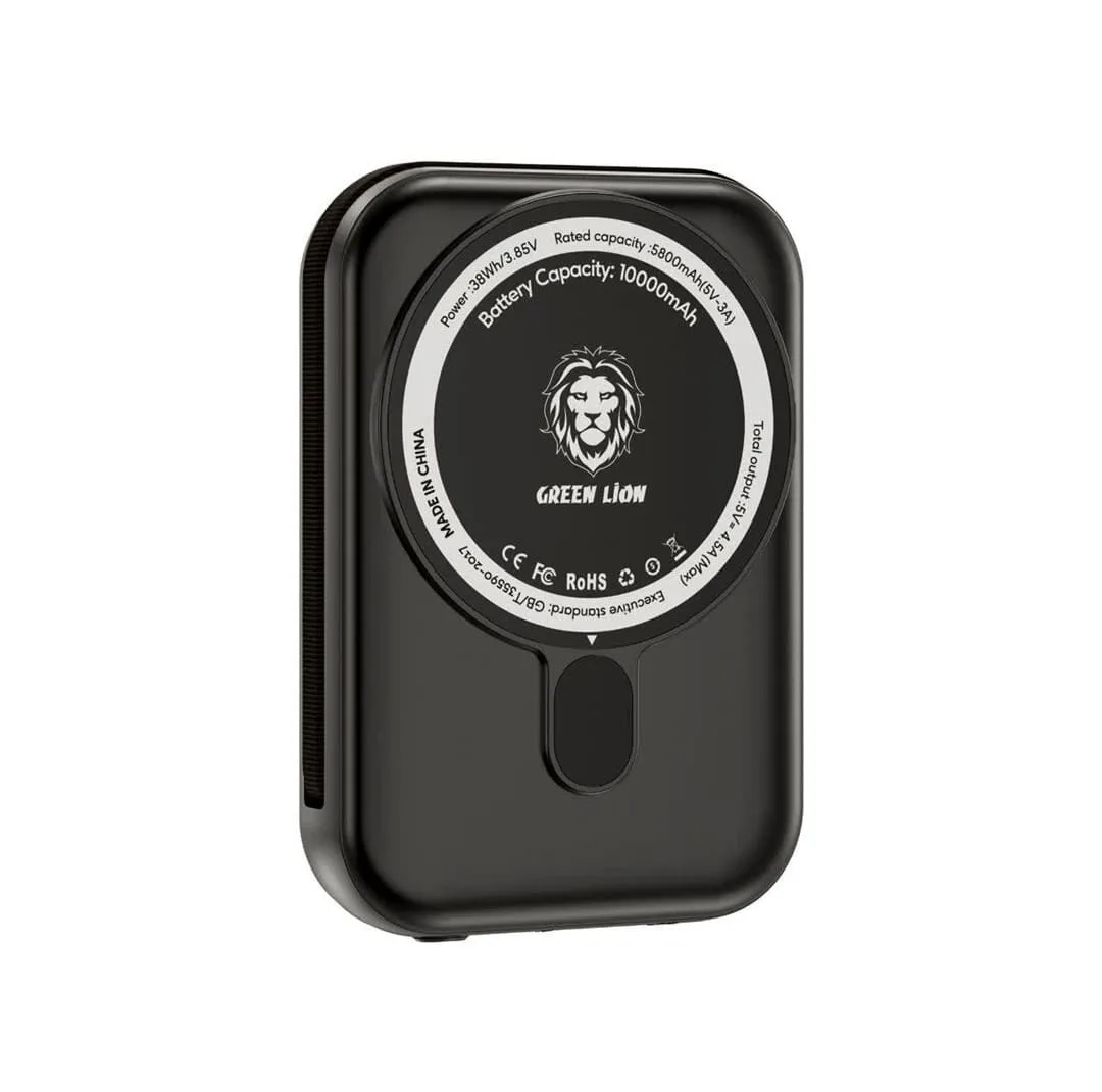 پاوربانک گرین لاین مدل Monaco MagSafe 20w ظرفیت 10000 میلی آمپر ساعت