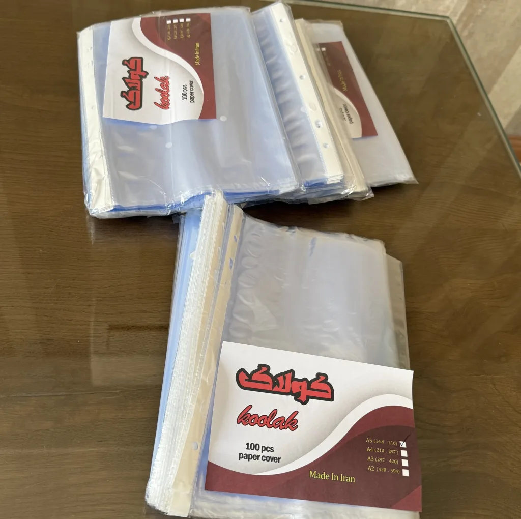کاور کاغذ A5 کولاک مدل A5 بسته 300 عددی