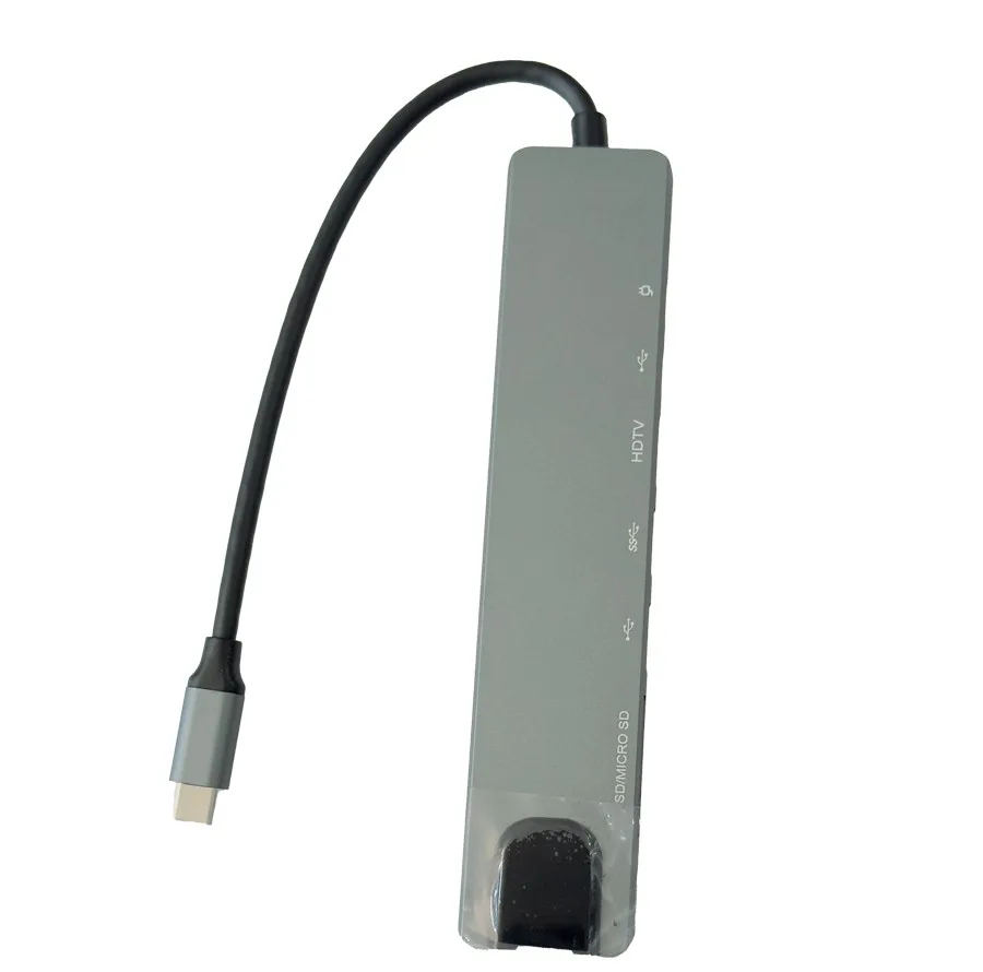 هاب 8 پورت USB-C مدل HDTV-ADAPTER