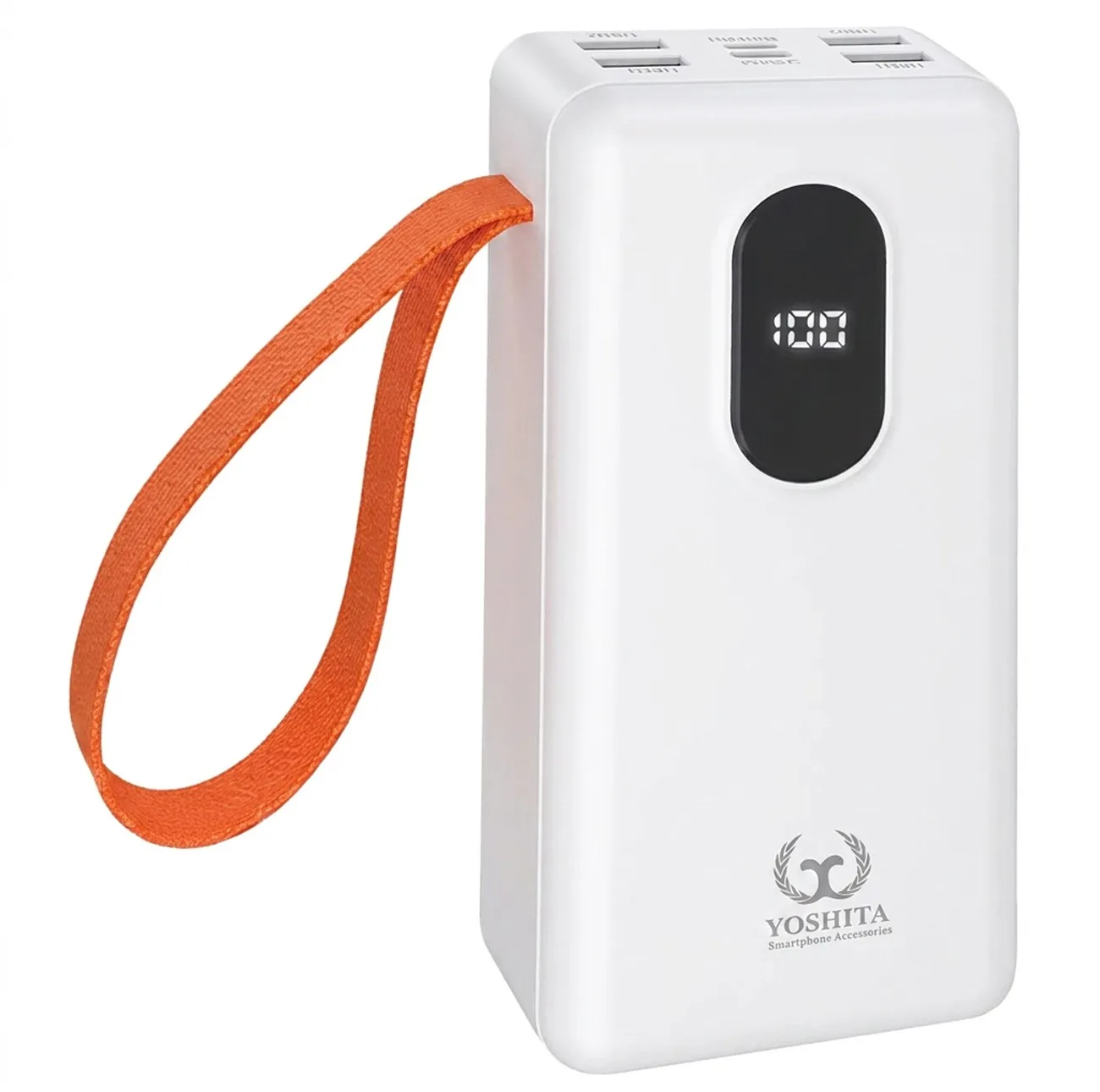 پاوربانک 22.5 وات یوشیتا مدل YP-040 ظرفیت 30000 میلی‌آمپرساعت به همراه کابل USB-A به USB-C