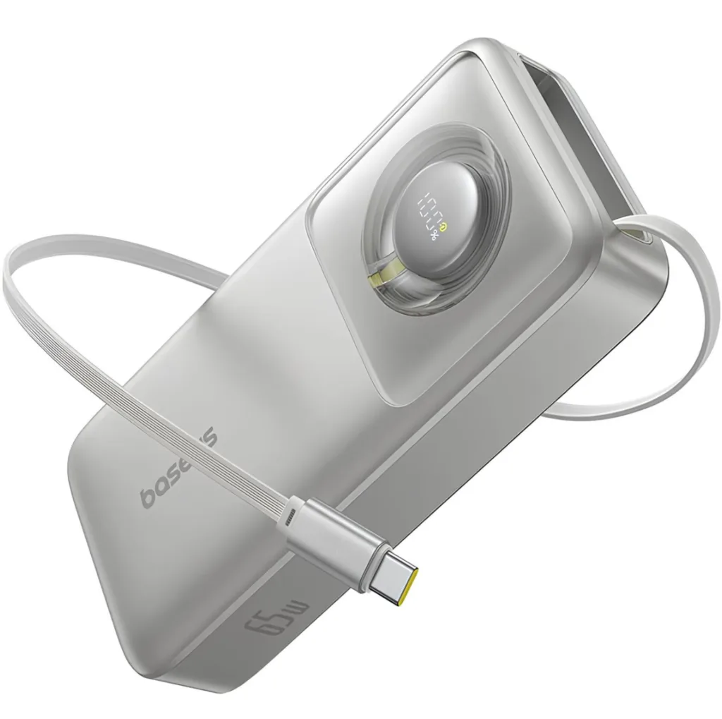 پاوربانک بیسوس مدل NOMOS 65W ظرفیت 20000 میلی آمپر ساعت