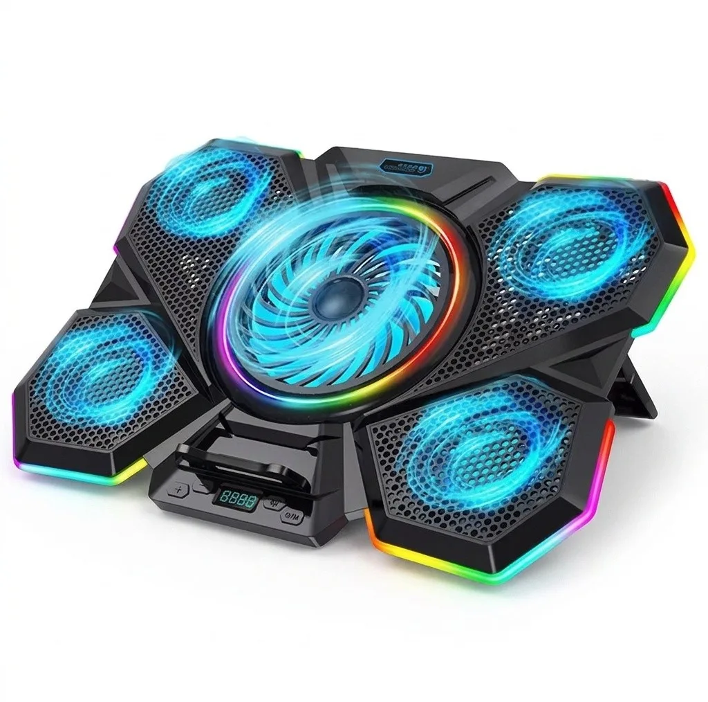 پایه خنک کننده لپ تاپ کول کلد مدل F13 RGB