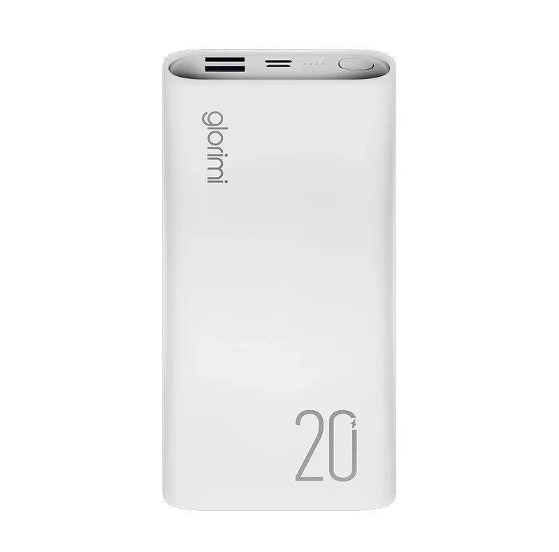 پاوربانک 22.5 وات گلوریمی مدل LIGHTCORE ظرفیت 20000 میلی‌آمپرساعت به همراه کابل USB-C