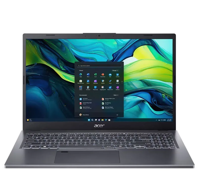 لپ تاپ 15.6 اینچی ایسر مدل Aspire 15 A15-51M-78MW-i7 13620H-16GB LPDDR5 4800MHz-512GB SSD-Fingerprint-Backlit