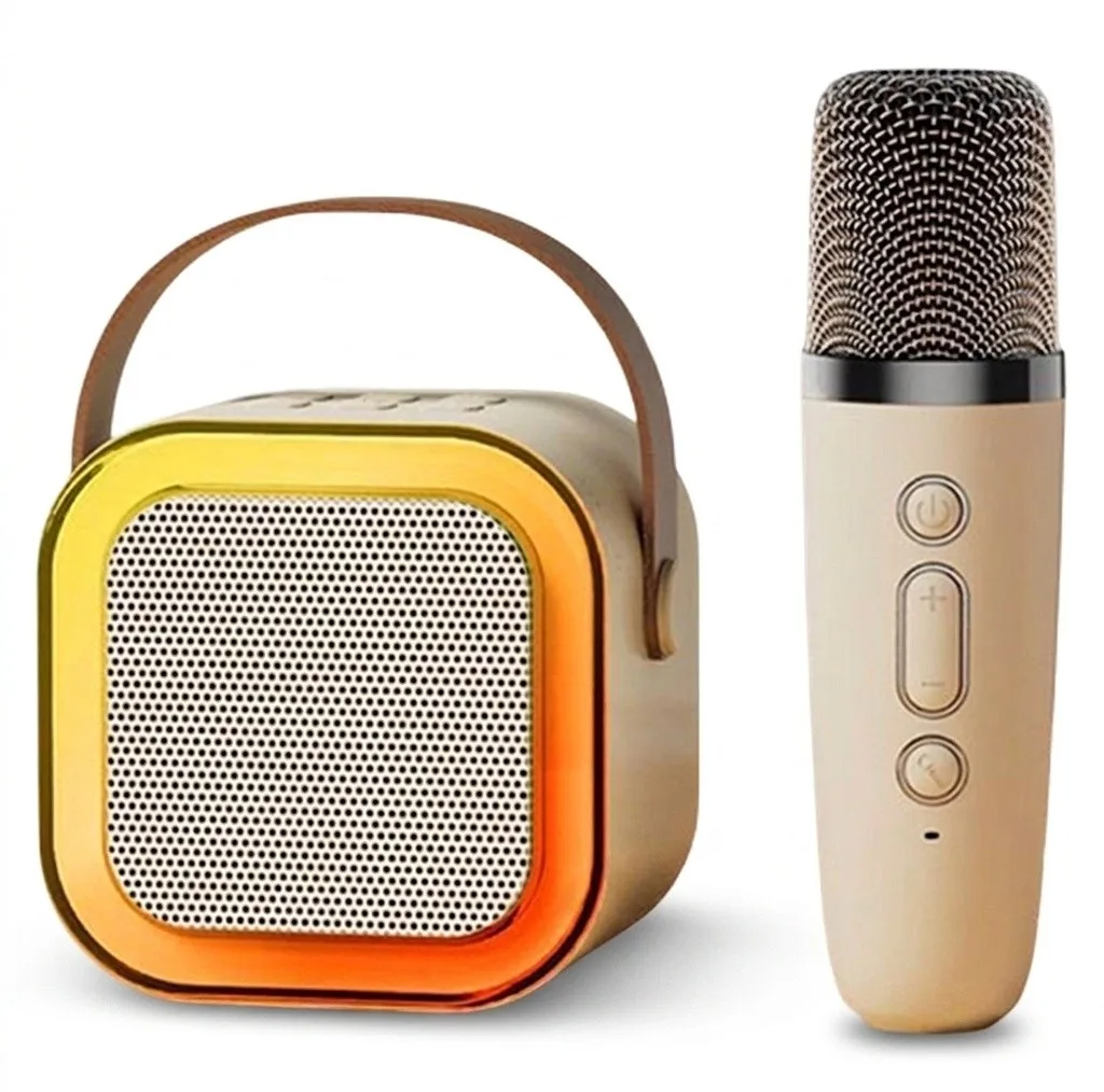 اسپیکر بلوتوثی قابل حمل مدل KARAOKE به همراه میکروفن
