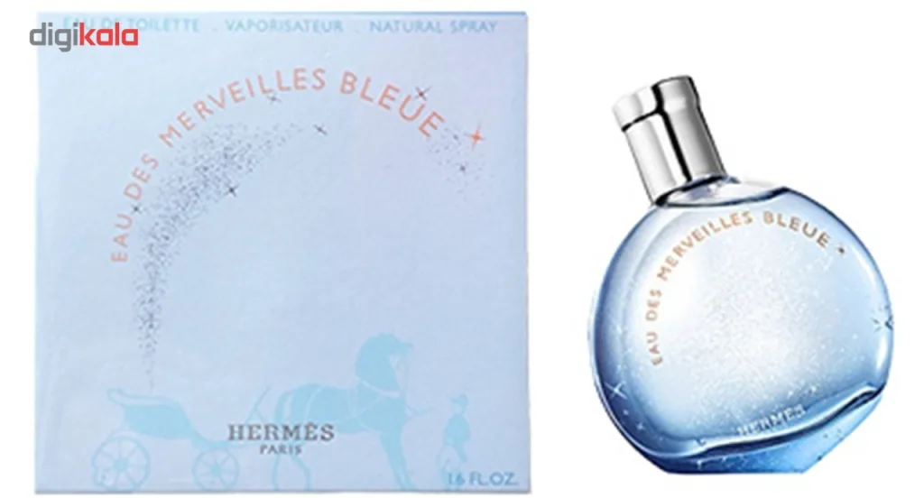 ادو تویلت زنانه هرمس مدل Eau des Merveilles Bleue حجم 100 میلی لیتر