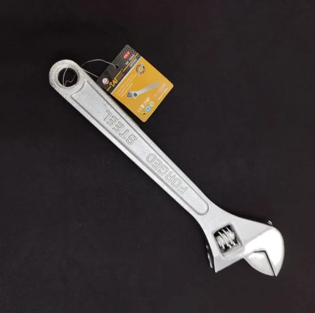 آچار فرانسه تات مدل Forged-steel سایز 8 اینچ