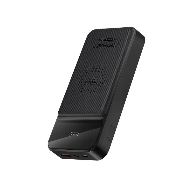 پاوربانک بی سیم پرومیت مدل AURATORQ-20.به ظرفیت 20000 میلی آمپر ساعت