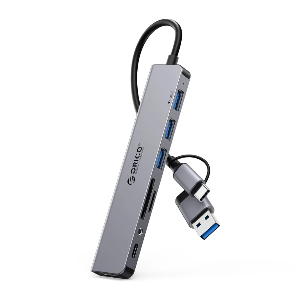 هاب 8 پورت USB-C اوریکو مدل YSA8-U3