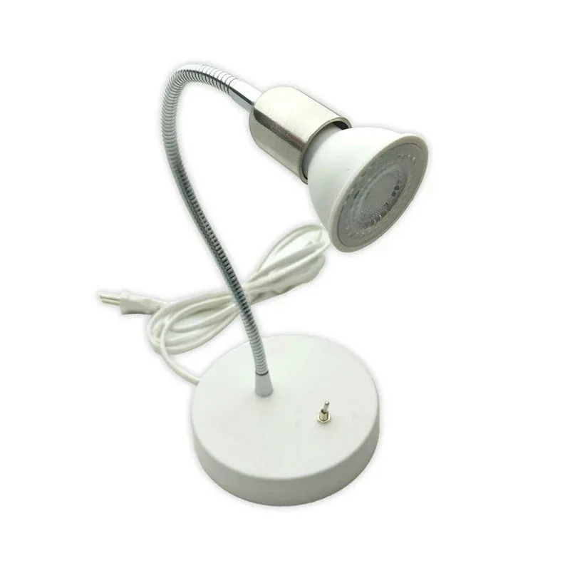 چراغ مطالعه رومیزی مدل فلزی پایه GU5.3 کد WH47