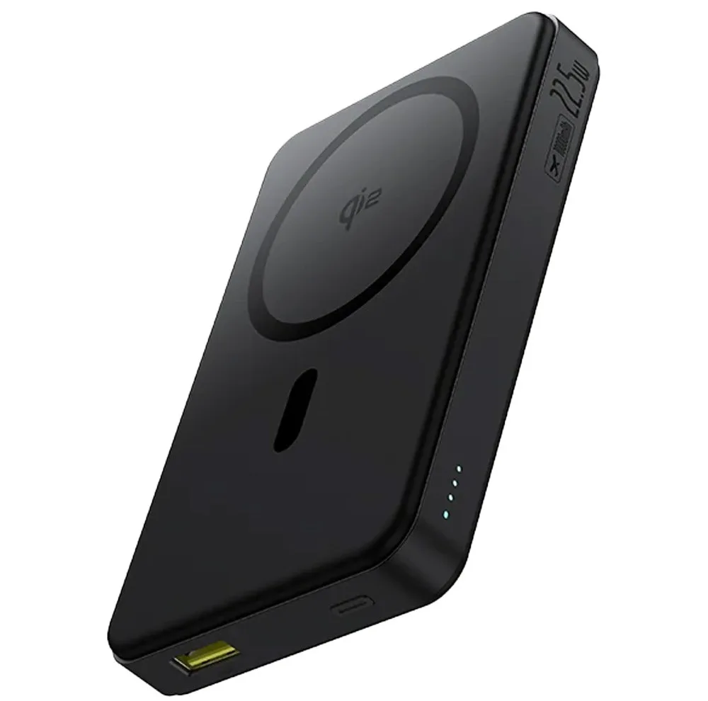 پاوربانک بی‌سیم 22.5 وات بیسوس مدل Airpow Ⅱ Qi2 Magnetic ظرفیت 10000 میلی‌آمپر ساعت