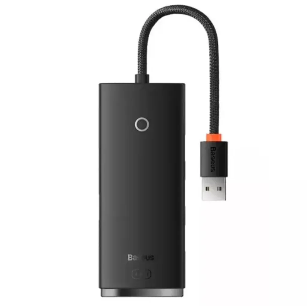 هاب 4 پورت usb3 باسئوس مدل Lite Series -WKQX03000 25cm
